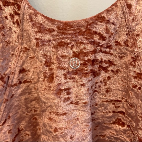 lululemon Soft Cranberry Align Tank (crushed velvet) 6 - Picture 4 of 5